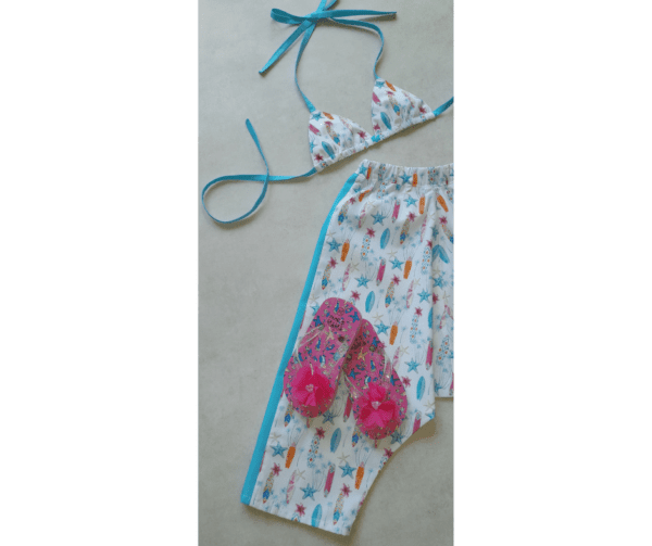 ensemble haut bikini et pantalon sarouel