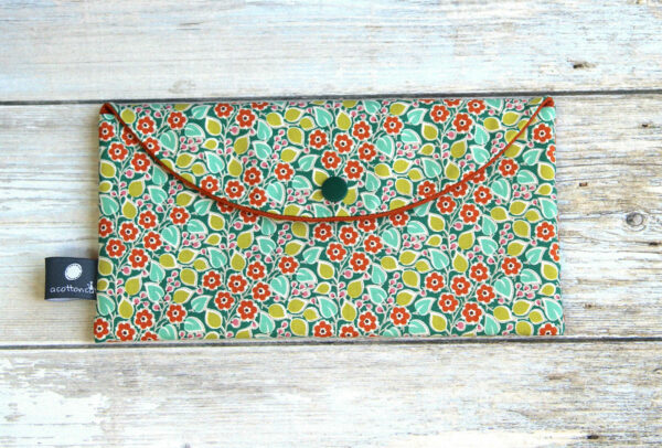 pochette plate enveloppe tissu