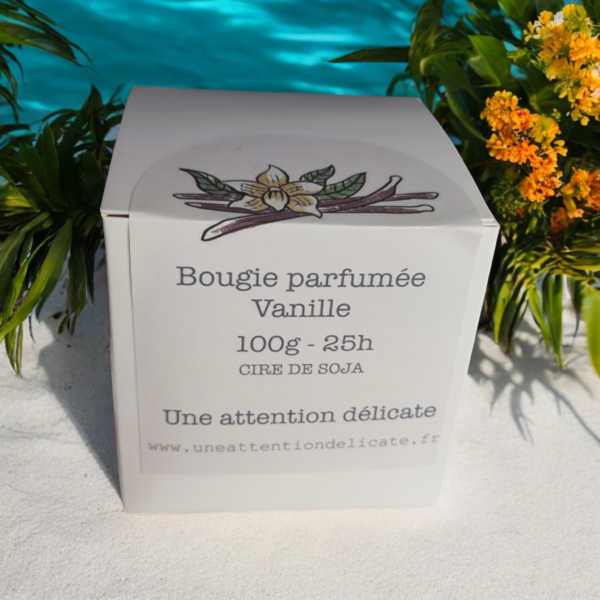 Bougie parfumée artisanale vanille