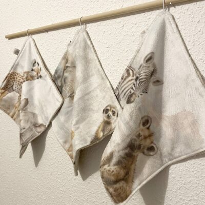 LOT DE SERVIETTES - Savane