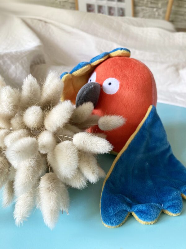 doudou perroquet oiseau