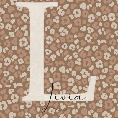 Affiche Jenna personnalisable | Illustration personnalisée | affiche enfant | cadeau naissance