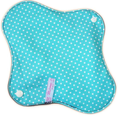 Serviette hygiénique lavable PETITS POIS (M : Flux moyens à normaux) - Zéro déchet - shl - serviette périodique ado fille femme - Hygiène intime féminine