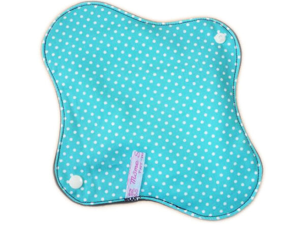 Serviette hygiénique lavable PETITS POIS (M : Flux moyens à normaux) - Zéro déchet - shl - serviette périodique ado fille femme - Hygiène intime féminine