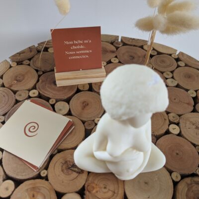 BOUGIE DE GROSSESSE II & CARTES D'AFFIRMATIONS POSITIVES