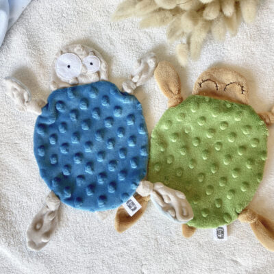 doudou plat tortue personnalisable