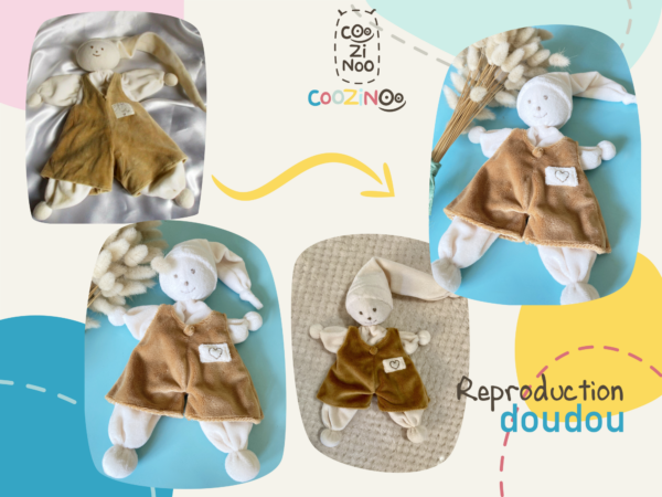 reproduction ancien doudou lutin