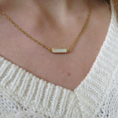 Collier Héra - acier inoxydable doré