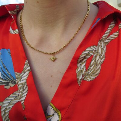 Collier Isaris - Collier abeille en acier inoxydable