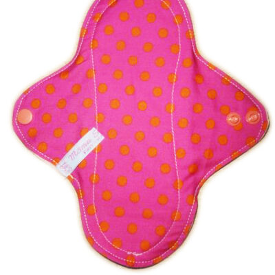 Protège-slip lavable PETITS POIS (21 cm) - Zéro déchet - PSL - Protège-slip en coton ado fille femme - Hygiène intime féminine