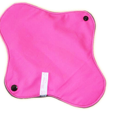 Serviette hygiénique lavable PINK (M : Flux moyens à normaux) - Zéro déchet - shl - serviette périodique ado fille femme - Hygiène intime féminine