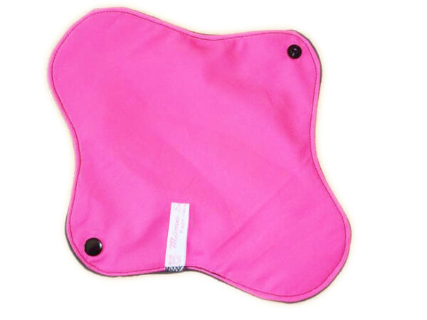 Serviette hygiénique lavable PINK (M : Flux moyens à normaux) - Zéro déchet - shl - serviette périodique ado fille femme - Hygiène intime féminine