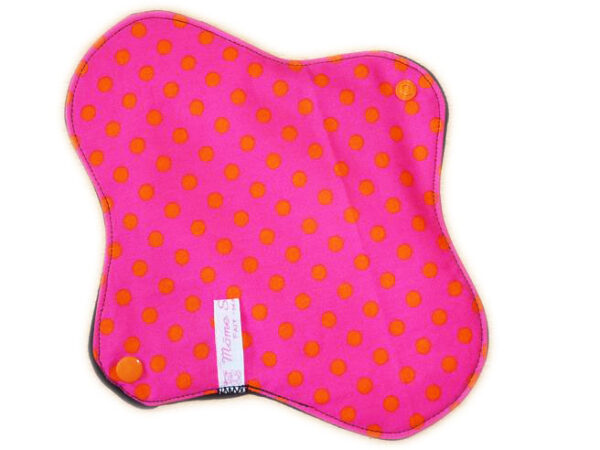 Serviette hygiénique lavable PINK (M : Flux moyens à normaux) - Zéro déchet - shl - serviette périodique ado fille femme - Hygiène intime féminine