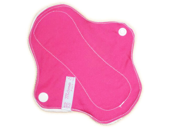 Protège-slip lavable en velours PINK (Mini : 16 cm) - Zéro déchet - PSL - Protège-slip en coton ado fille femme - Hygiène intime féminine