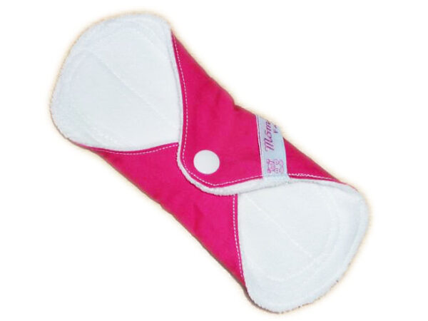 Protège-slip lavable en velours PINK (Mini : 16 cm) - Zéro déchet - PSL - Protège-slip en coton ado fille femme - Hygiène intime féminine