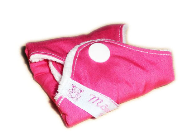 Protège-slip lavable en velours PINK (Mini : 16 cm) - Zéro déchet - PSL - Protège-slip en coton ado fille femme - Hygiène intime féminine