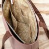 Sac cabas en toile vieux rose