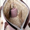 Sac cabas en toile vieux rose