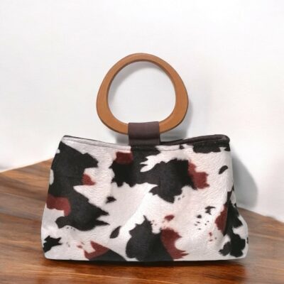 Sac fausse fourrure vache