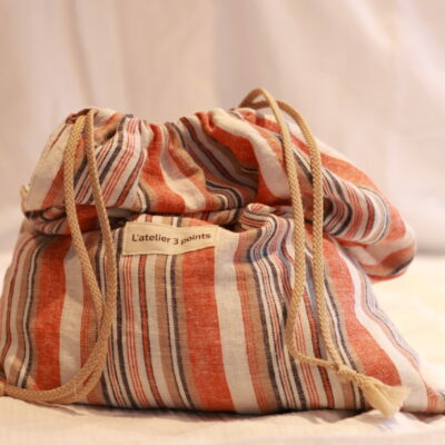 Sac à linge sale en Lin pour le week end