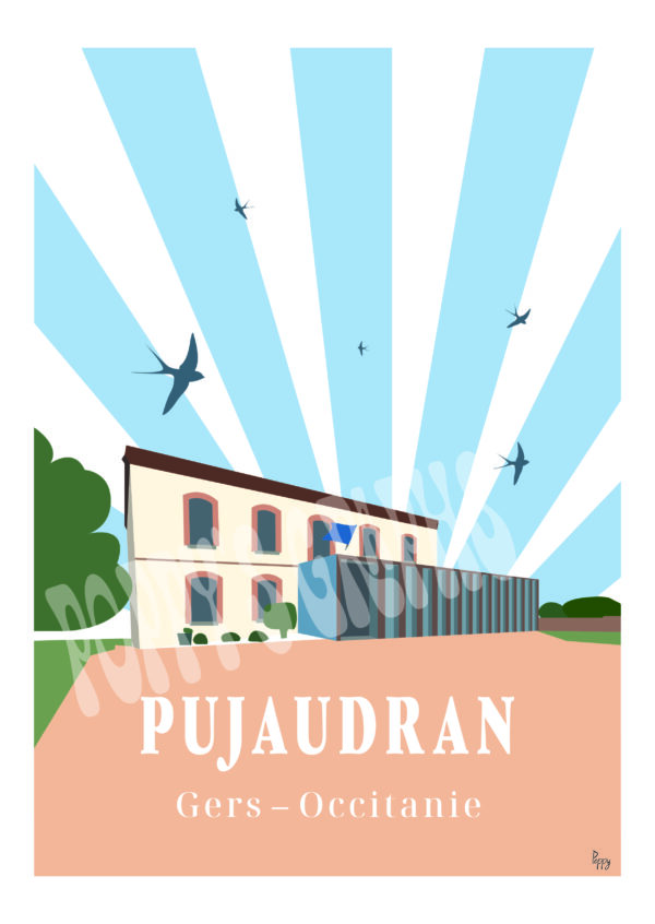 Affiche de la mairie de Pujaudran