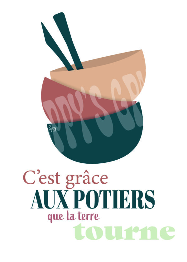 Affiche artisanat poterie