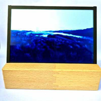 Cyanotype sur Verre - Paysage Tasmanie 03