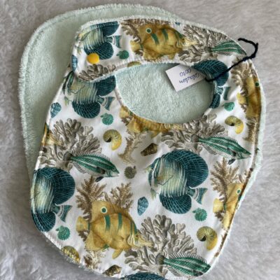 Bavoir celadon