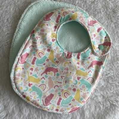 Bavoir celadon