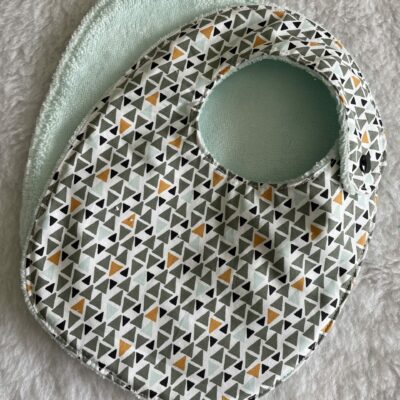 Bavoir celadon