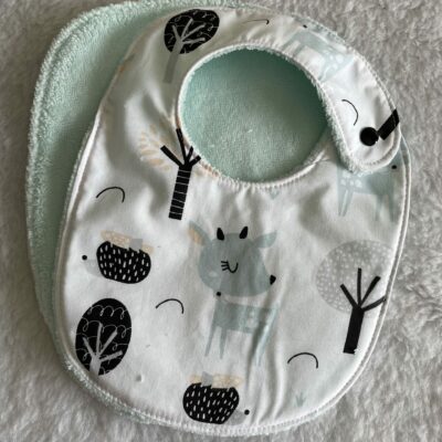 Bavoir celadon