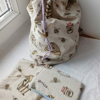 sac a pain ,sac pochon et lingettes