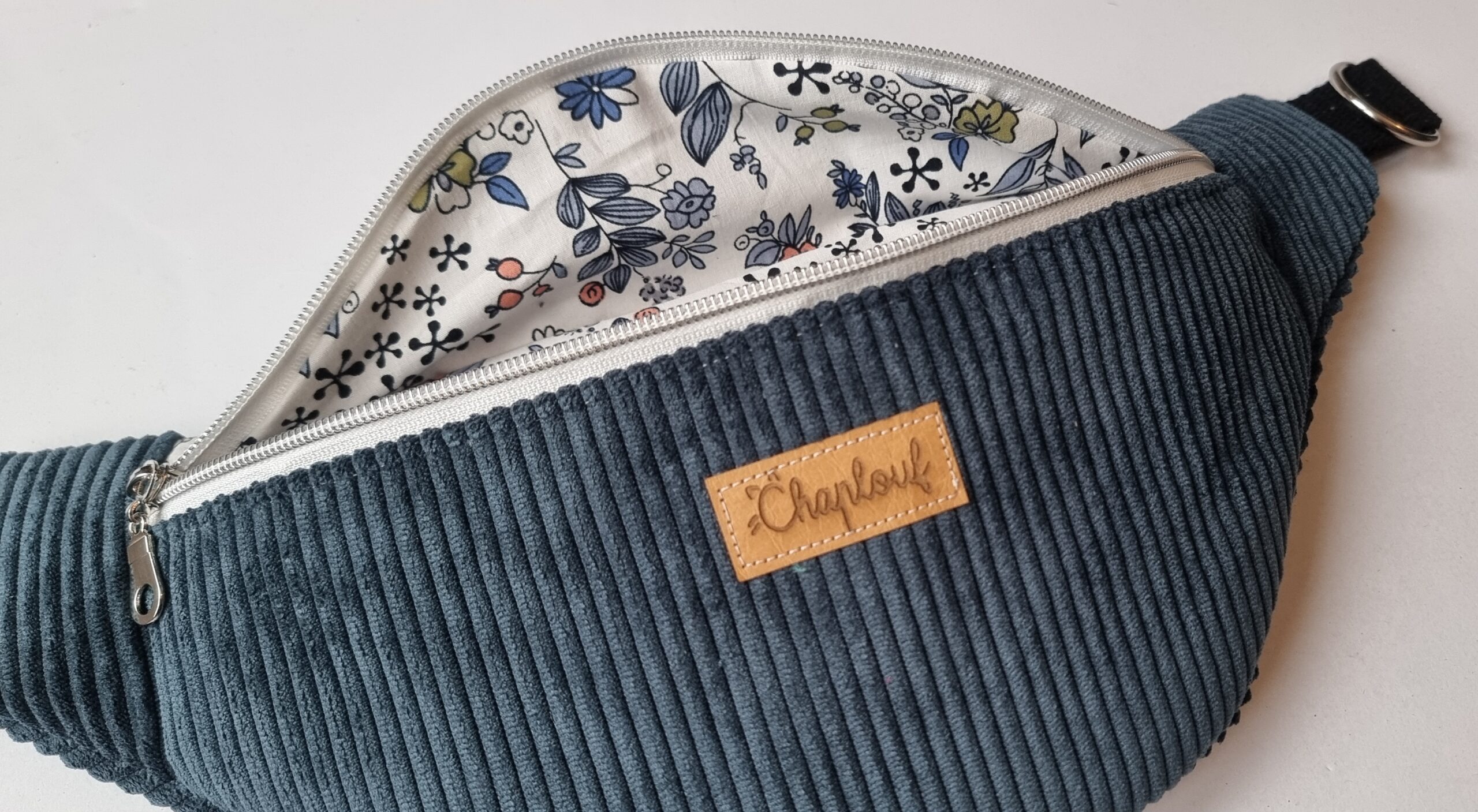 Sac banane bleu denim