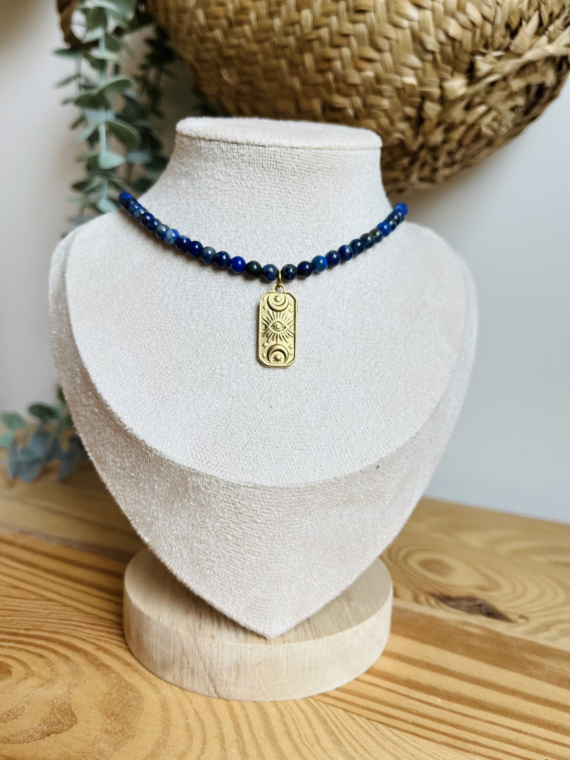 Collier Osiris - Lapis-lazuli
