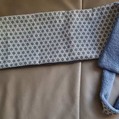 Bouillotte sèche à 3 compartiments BLANC ET BLEU