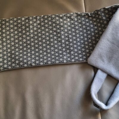 Bouillotte sèche à 3 compartiments NOIR et GRIS