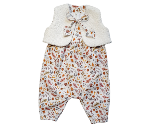 ensemble combinaison et gilet bébé