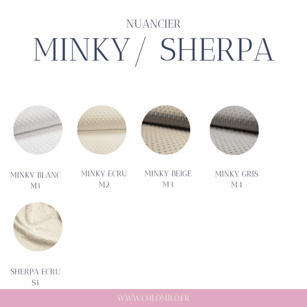 nuancier minky sherpa