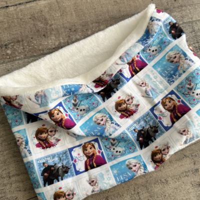 SNOOD CACHE COU fille REINE DES NEIGES princesses Disney