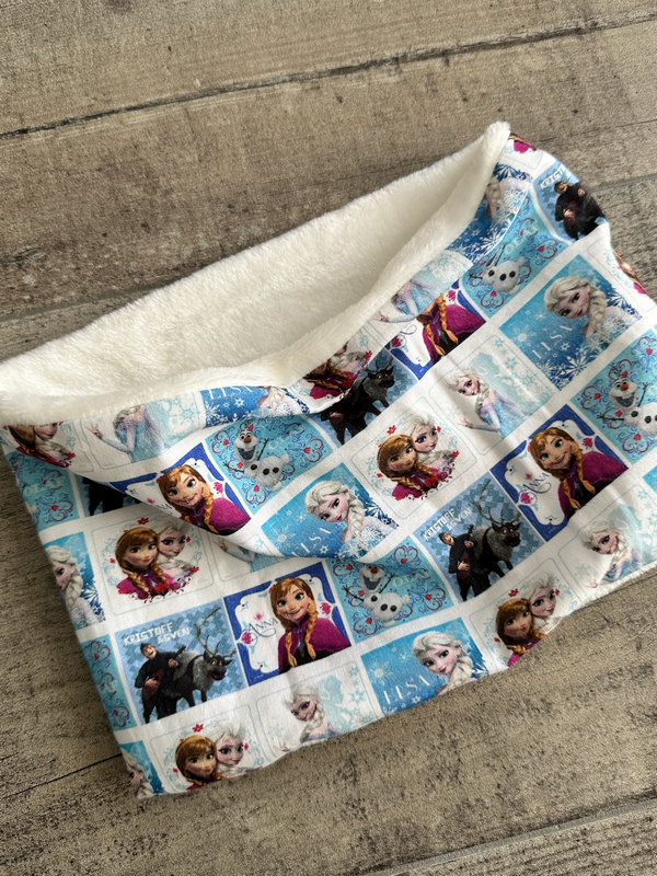 SNOOD CACHE COU fille REINE DES NEIGES princesses Disney