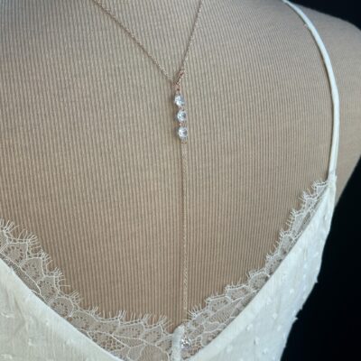 collier dos nu mariage