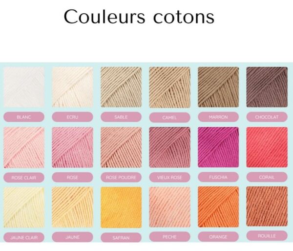 couleurs coton