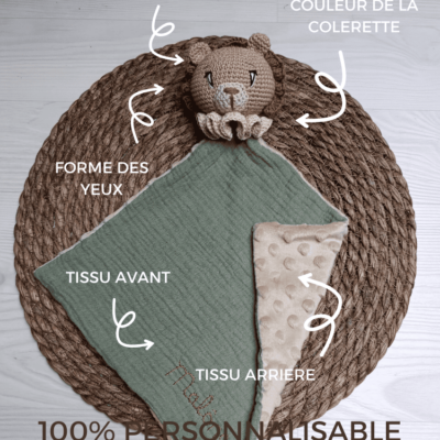 doudou lion crochet