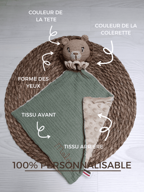 doudou lion crochet