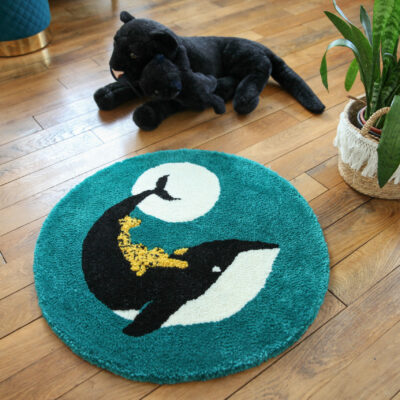 Tapis artisanal fabriqué en France