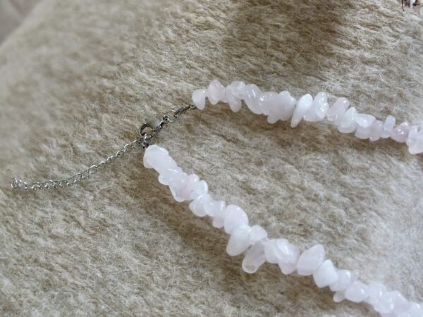 Collier quartz rose