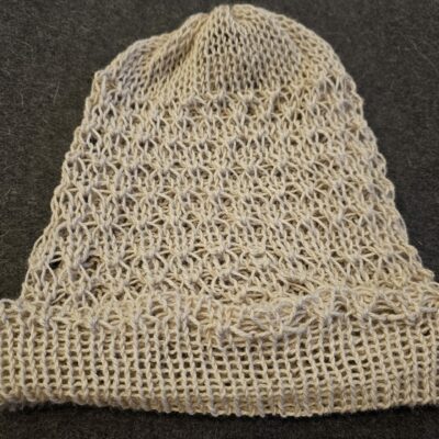 Bonnet nid d'abeille blanc