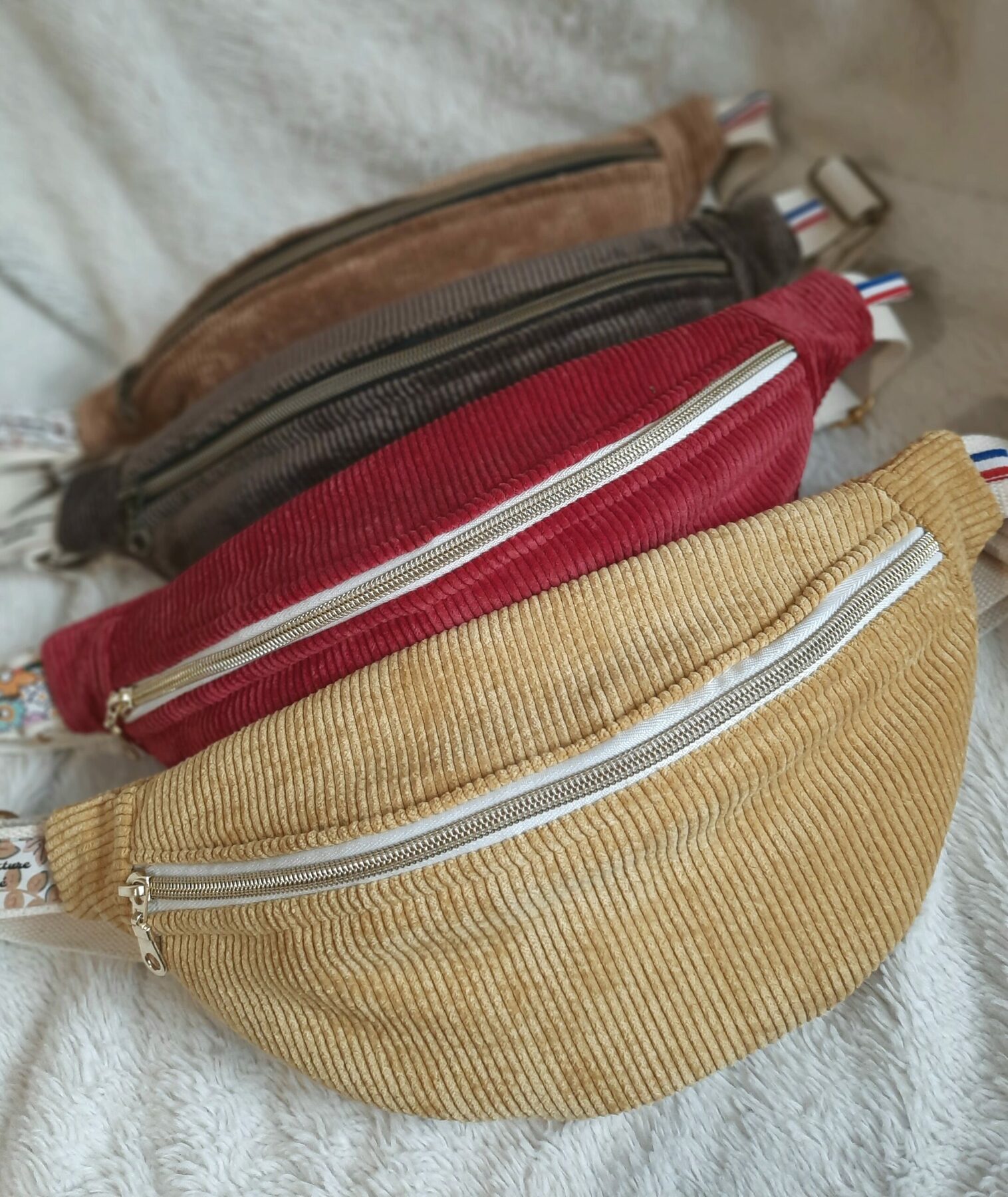 Sac banane XL velours ou adulte