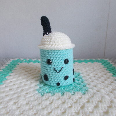 Bubble tea Bleu clair