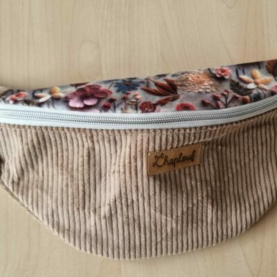 Sac banane collection Fleurs effet 3D